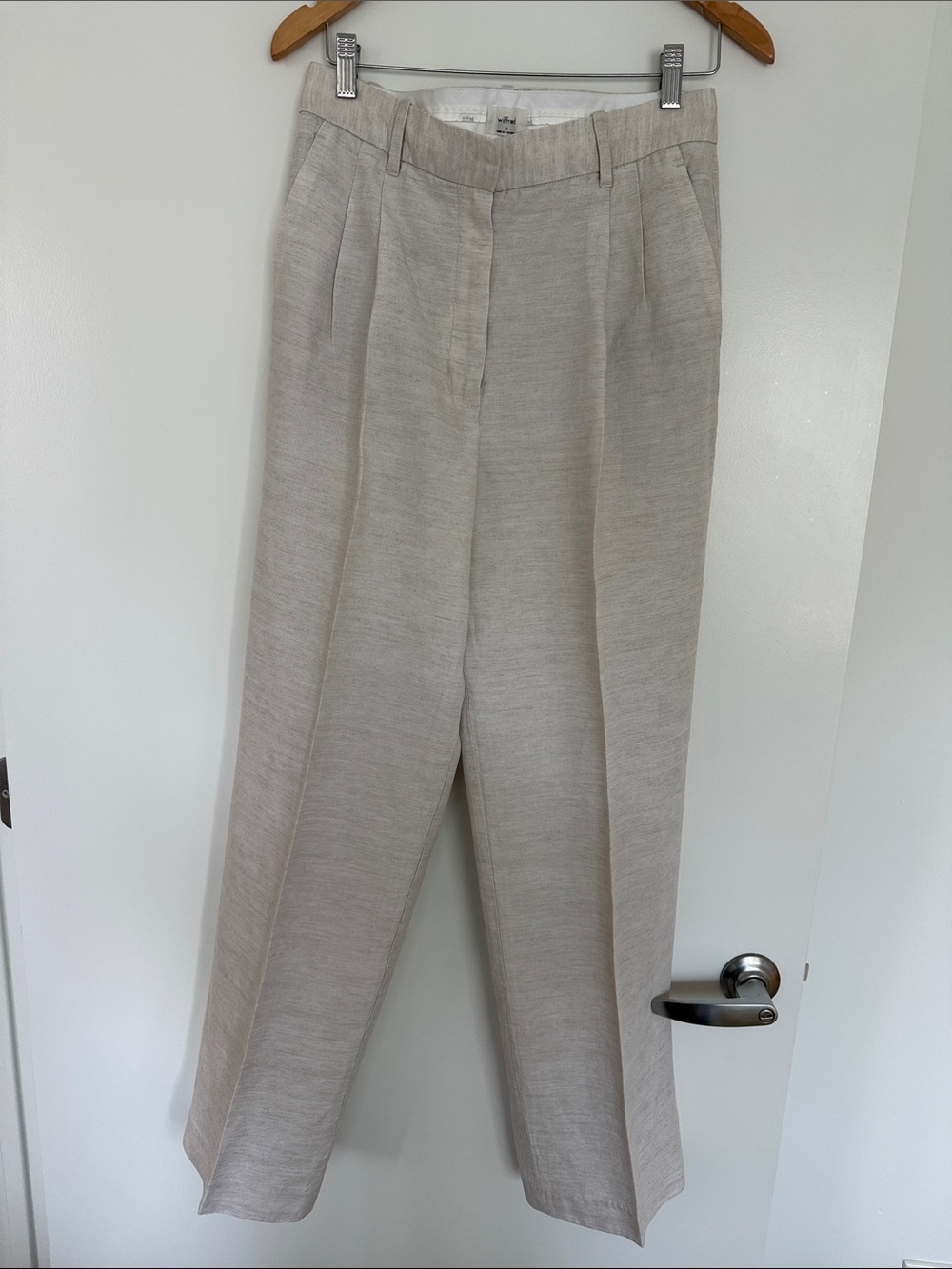 Wilfred Wide-Leg Linen Trousers